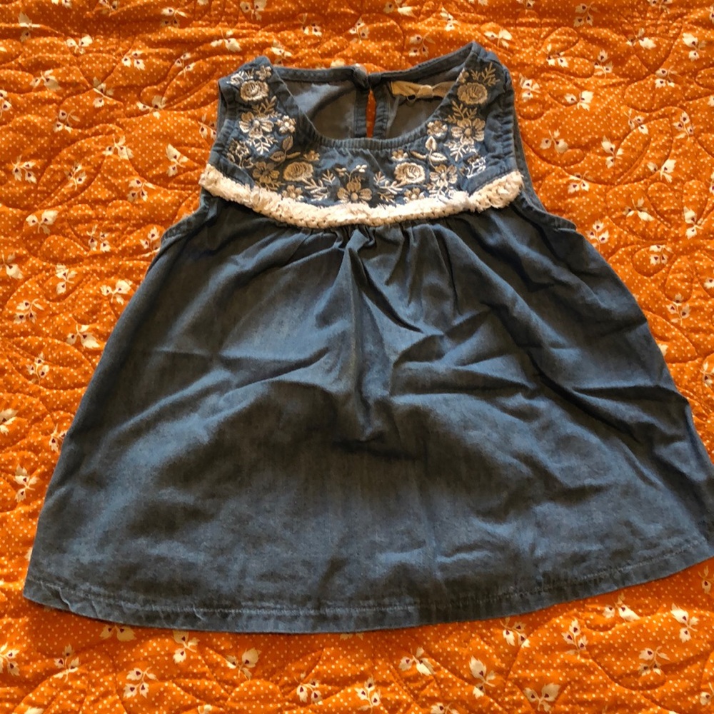 Girls denim tanktop